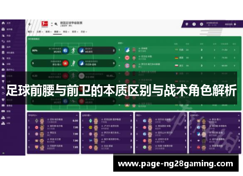 足球前腰与前卫的本质区别与战术角色解析